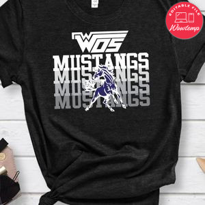 Allen East Mustangs PNG file template