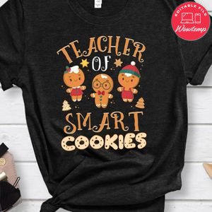 Christmas Teacher Cute Gingerbread Cookies Classic Unisex T-Shirt