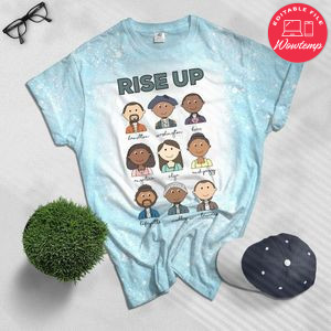 Hamilton Rise Up Girl Bleached T-Shirt