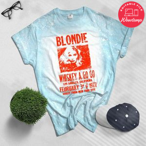 Blondie Debbie Harry Punk Rock Retro Vintage Bleached Shirt