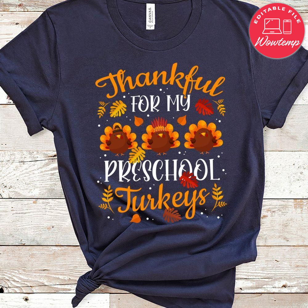 Thankful for my preschool turkey Thanksgiving Filipino Grandma Classic Unisex T-Shirt