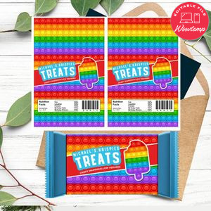 Pop it Fidget Rice Krispie Treat Digital File Printable Instant Download