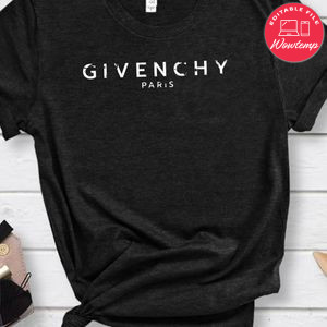 Men's Givenchy2020 Distressed Logo Cotton T PNG file template