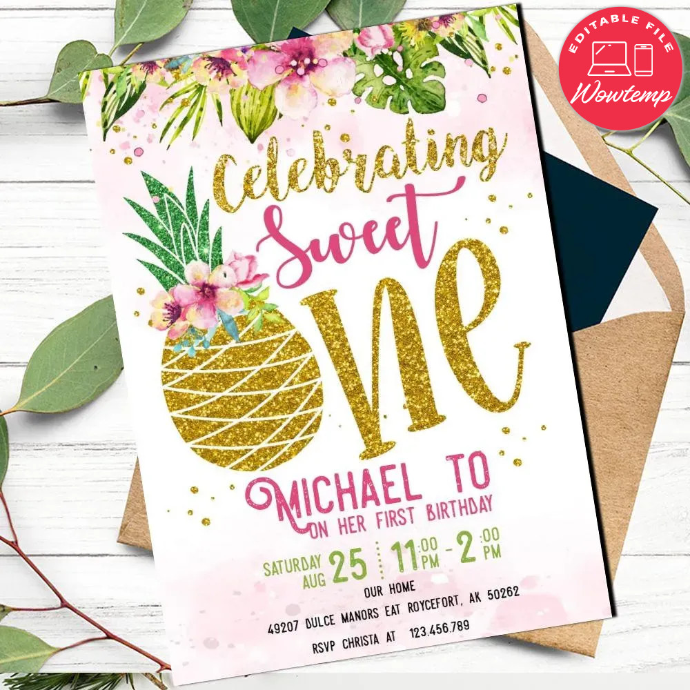 pineapple-aloha-sweet-one-first-birthday-flyer-printable-diy-wowtemp