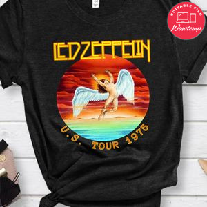 Led Zeppelin Stairway To Heaven Guitar US Tour 1975 Shirt