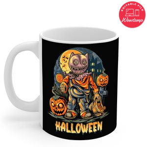 Halloween Night And Pumpkins Mug