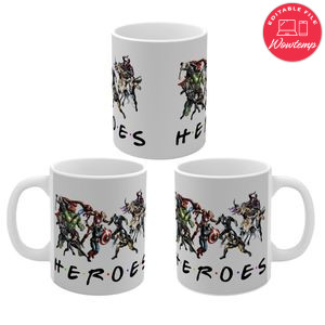 Marvel Comics Avengers And Xmen Mug