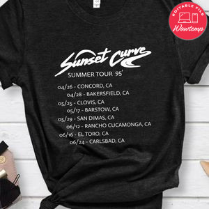 Sunset Curve Summer Tour 95' Shirt