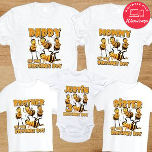 Bee movie Family Birthday Vacation PNG file template