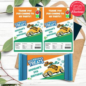 Go dog go Rice Krispies Treats Template Printable Instant Download