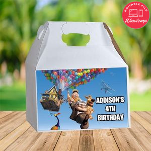 Disney Pixar Up Gable Box Digital File Printable Instant Download