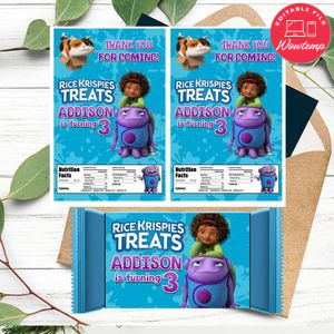 Boov Rice Krispies Treats Template Printable Instant Download