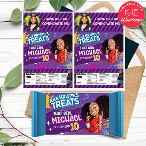 That Girl Lay Lay Rice Krispies Treats Template Printable Instant Download