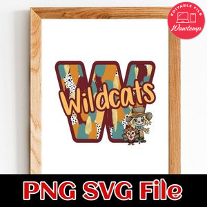 Thanksgiving Wildcats Customer request PNG file template