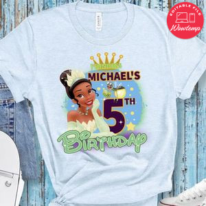 Princess Tiana Birthday T-Shirt