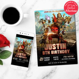 Maya and the three Invitation Customizable Template to Print at Home Instant Download