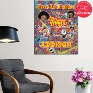 Motown Magic Birthday Poster Digital File Printable Instant Download