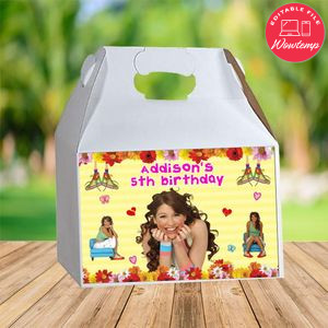 Floricienta Gable Box Digital File Printable Instant Download