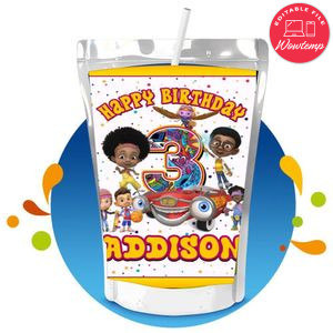 Motown magic Capri Sun Birthday Labels Digital File Printable Instant Download