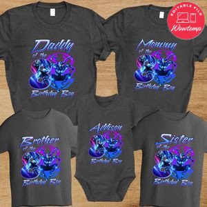 Blue beetle Family Birthday T-Shirt