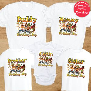 Subway Surfer Birthday Family Trip Vacation T-Shirt
