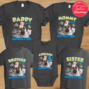 Mighty mike Family Birthday T-Shirt