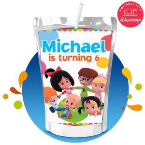 Cleo and cuquin Capri Sun Birthday Labels Digital File Printable Instant Download