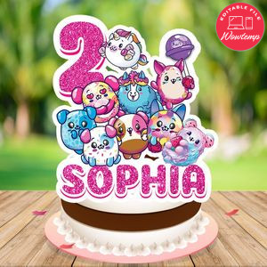 Pikmi pops Cake Topper Template Printable Instant Download