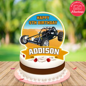 Sand rail Cake Topper Template Printable Instant Download