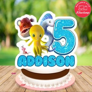 Deep movie Cake Topper Template Printable Instant Download