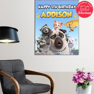 Mighty Mike Birthday Poster Digital File Printable Instant Download