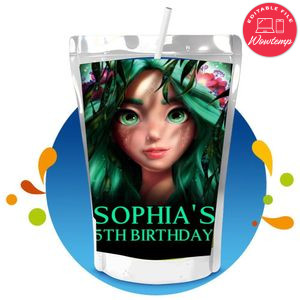 Mavka Capri Sun Birthday Labels Digital File Printable Instant Download