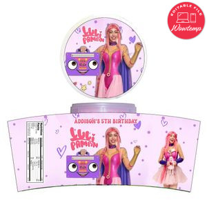 Luli Pampin Cotton Candy Label Template To Print At Home Instant Download