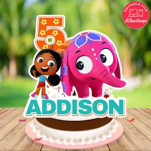 Deepa & Anoop Cake Topper Template Printable Instant Download