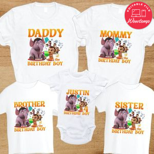 Mighty little bheem Family Birthday Vacation PNG file template