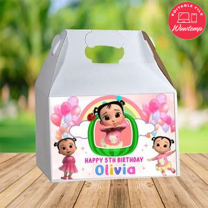 Cece Cocomelon Gable Box Digital File Printable Instant Download