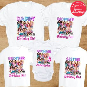 TOPModel Family Birthday Vacation PNG file template