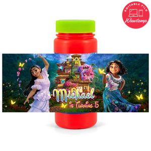 Encanto Bubbles Wrapper Template to Print at Home Instant Download