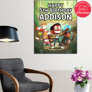 Craig Of The Creek Birthday Poster Digital File Printable Instant Download