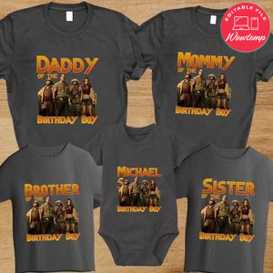 Jumanji Birthday Family Trip Vacation PNG file template