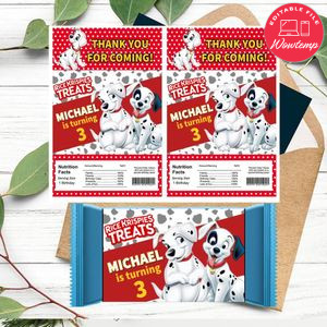 101 Dalmatians Rice Krispies Treats Template Printable Instant Download