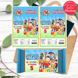 Noddy And Friends Rice Krispies Treats Template Printable Instant Download