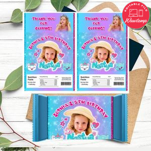 Nastya Rice Krispies Treats Template Printable Instant Download