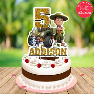 Ranger Rob Cake Topper Template Printable Instant Download