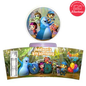 Beat Bugs Cotton Candy Label Template To Print At Home Instant Download
