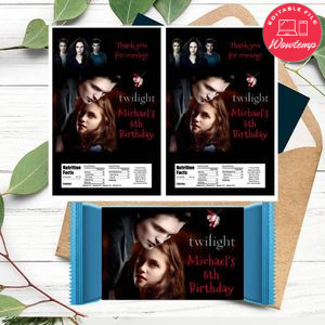 Twilight Rice Krispies Treats Printable Instant Download