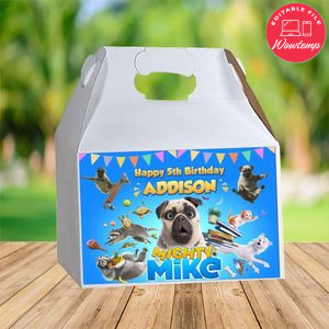 Mighty Mike Gable Box Digital File Printable Instant Download