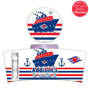 Disney Cruise Cotton Candy Label Template To Print At Home Instant Download