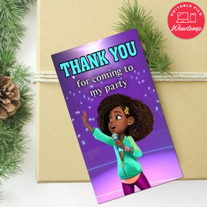 Karma's World Thank You Tag Customizable Template To Print At Home Instant Download