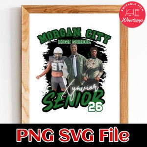 Morgan City High School Customer request PNG file template